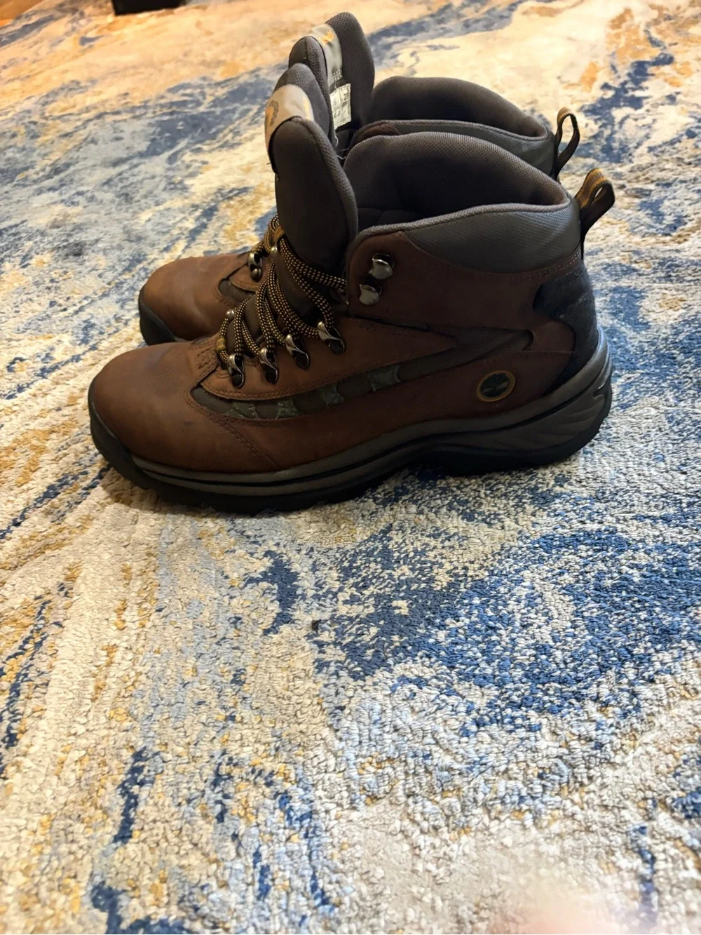 Timberland Brown Leather Hiking Boots - Men's Durable Trail Footwear